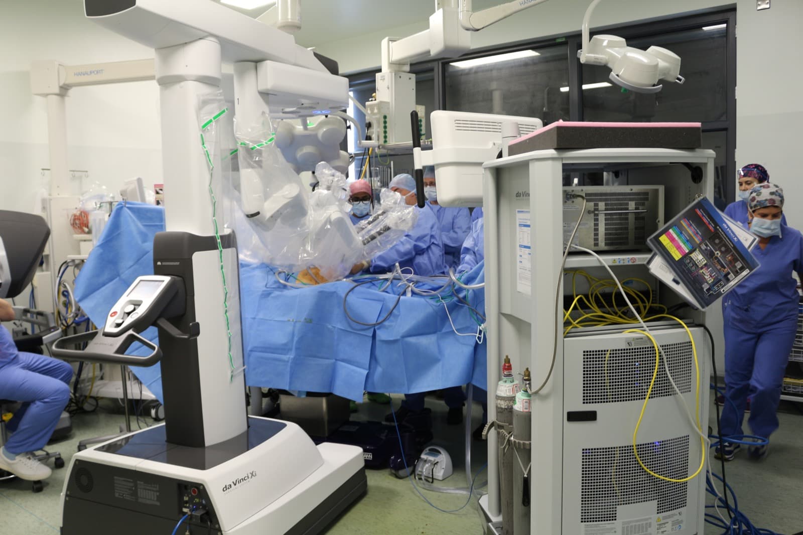Robotic surgery perioperative support in the operating theatre