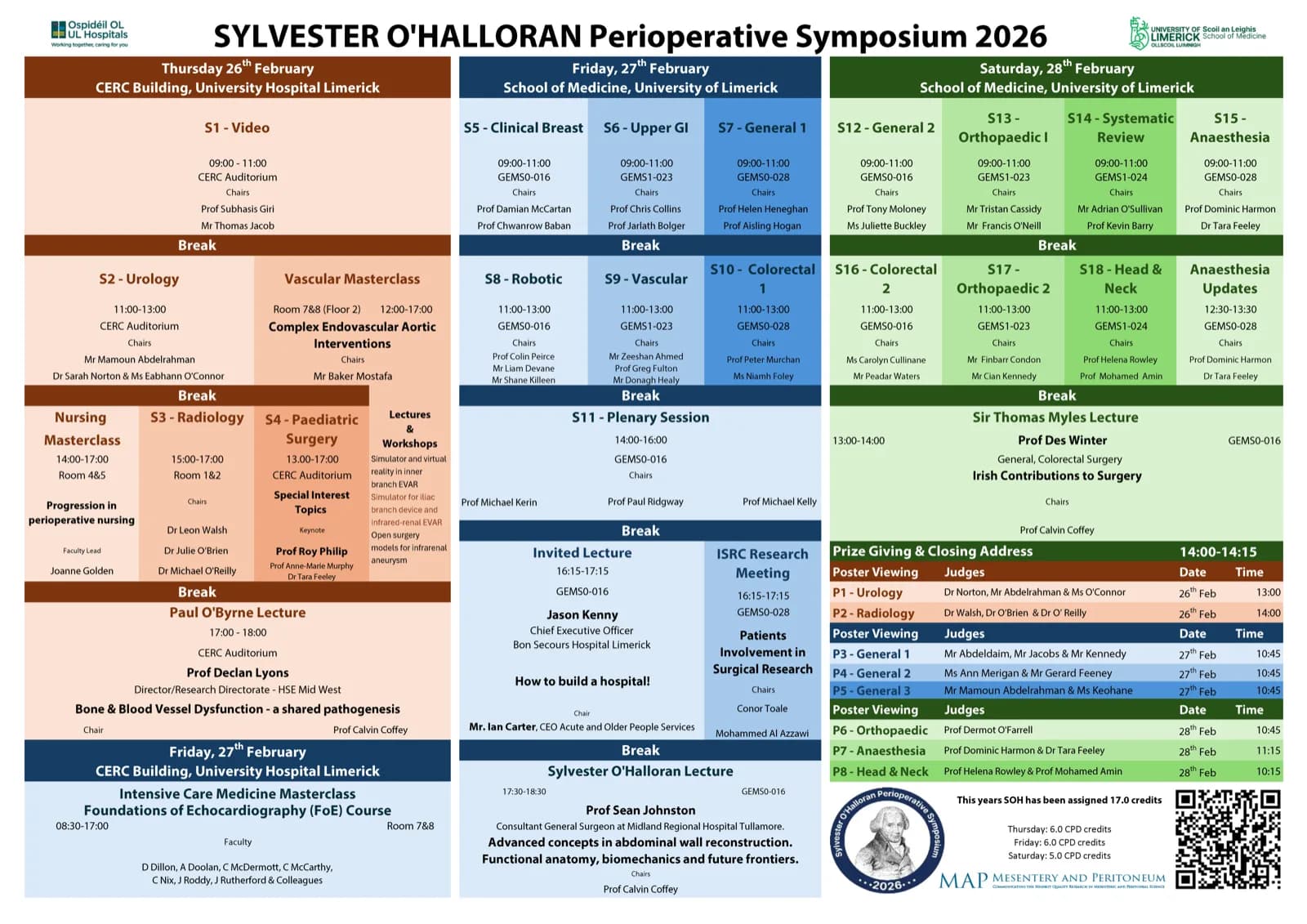 SOH 2026 Timetable